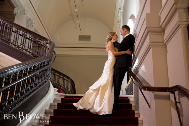 carnegie library wedding_dc_stairs